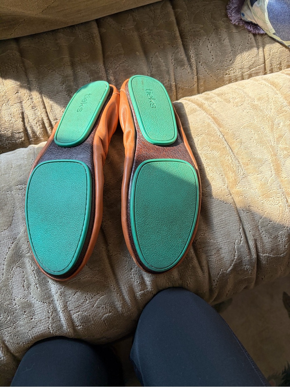 Tieks Size 10 Chestnut - Picture 3 of 5